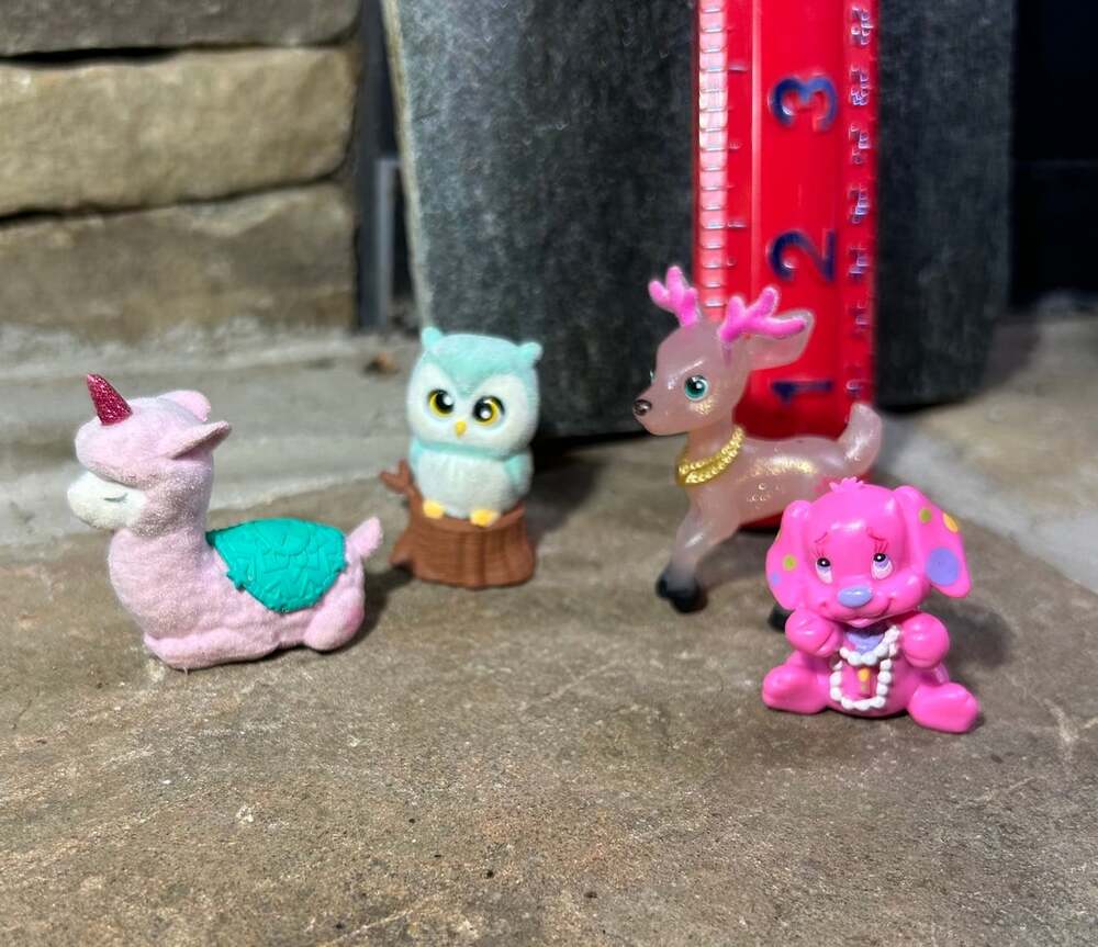 Barbie Pets Owl And Llama ,deer and puppy friend Mini Pets